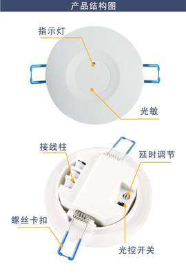 【電磁波感應開關(guān) 微波12米感應開關(guān)倉庫車庫led燈】價格,廠家,圖片,電工開關(guān),東莞市雅普照明-